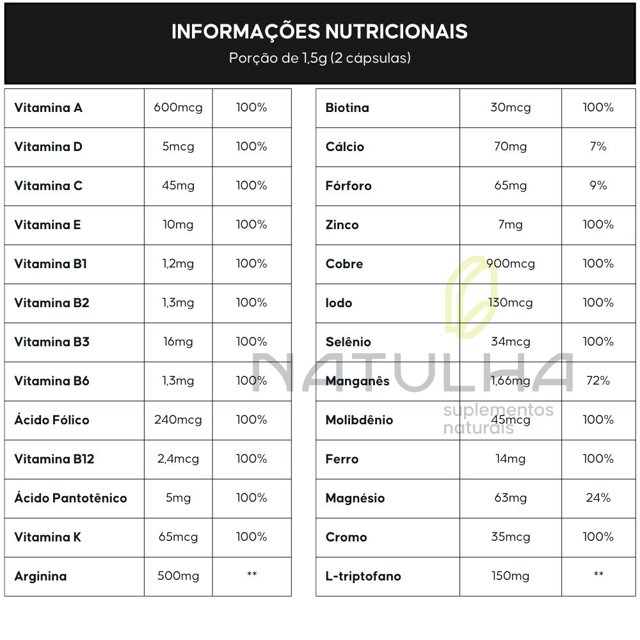 Kit 3x Revigoran Men Complet 60 Cápsulas Nutrends Natulha