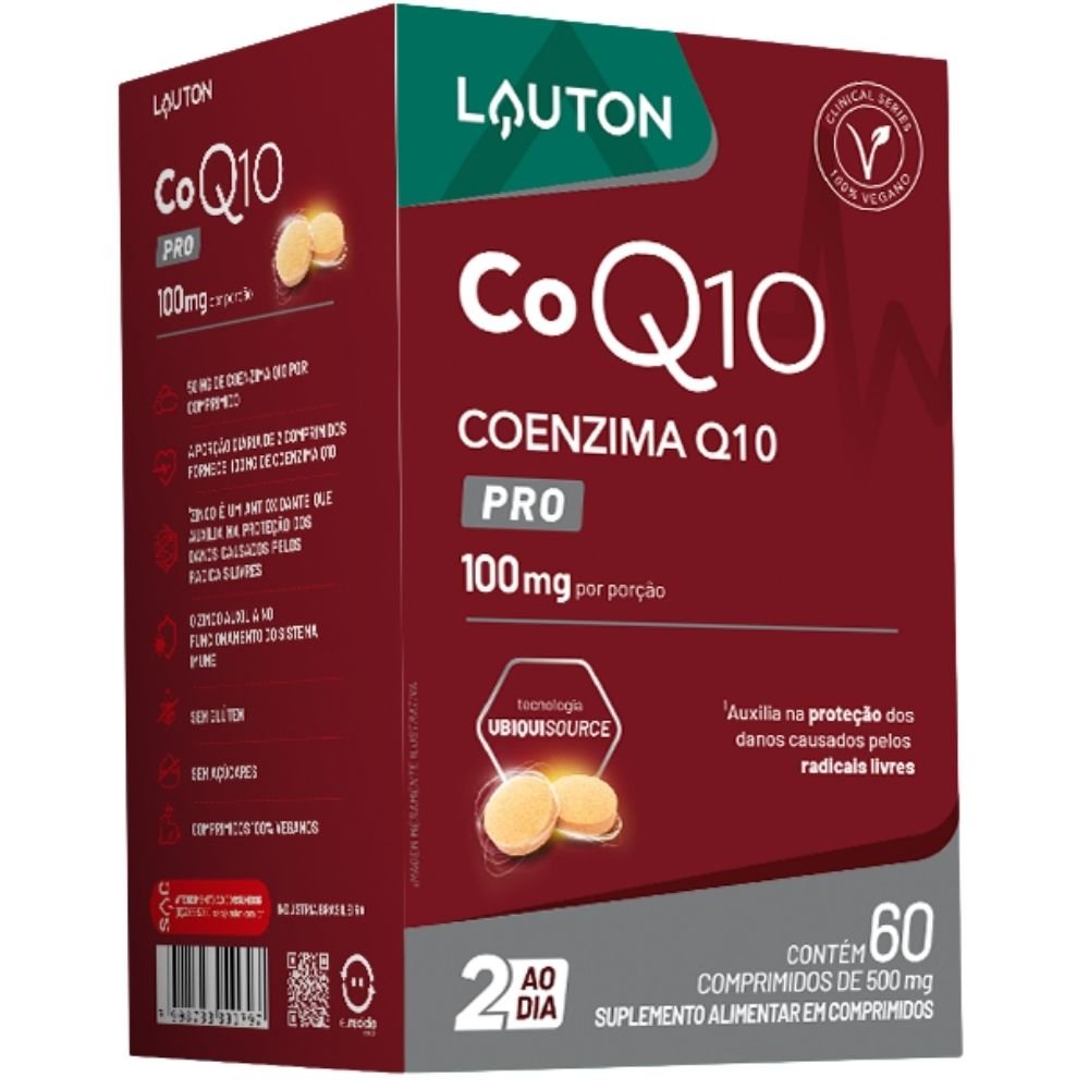 Coenzima Q10 com Zinco Lauton: Energia e Vitalidade para o Seu