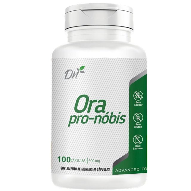 Ora-pro-nóbis 500mg 100 cápsulas - Denature