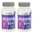 KIT 2X Colágeno Hidrolisado + Vitamina C, Zinco e Selênio 1200mg 120 cápsulas - Macrophytus