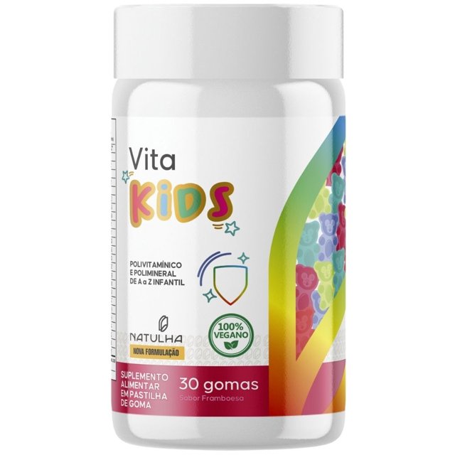 Vita Kids (Polivitamínico Infantil) 30 gomas - Natulha