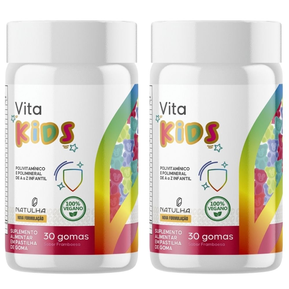 KIT 2X Vita Kids (Polivitamínico Infantil) 30 gomas - Natulha | Natulha
