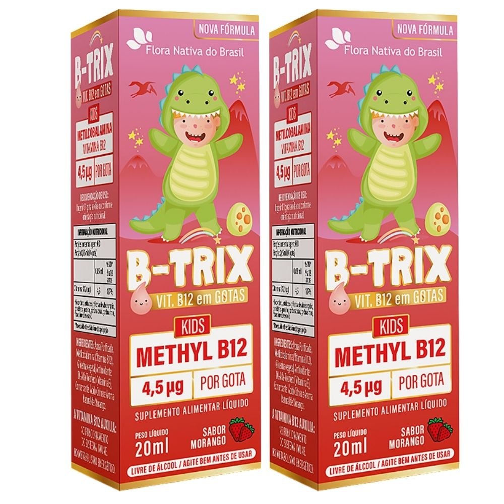 KIT 2X B-TRIX (Vitamina B12 Infantil) 20ml - Flora Nativa | Natulha
