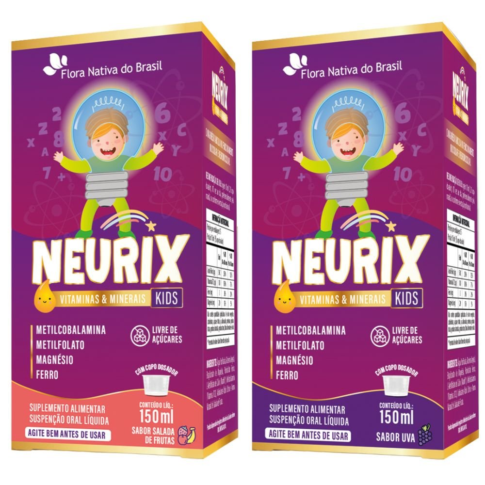 KIT NEURIX Uva + Salada de Frutas - Flora Nativa | Natulha