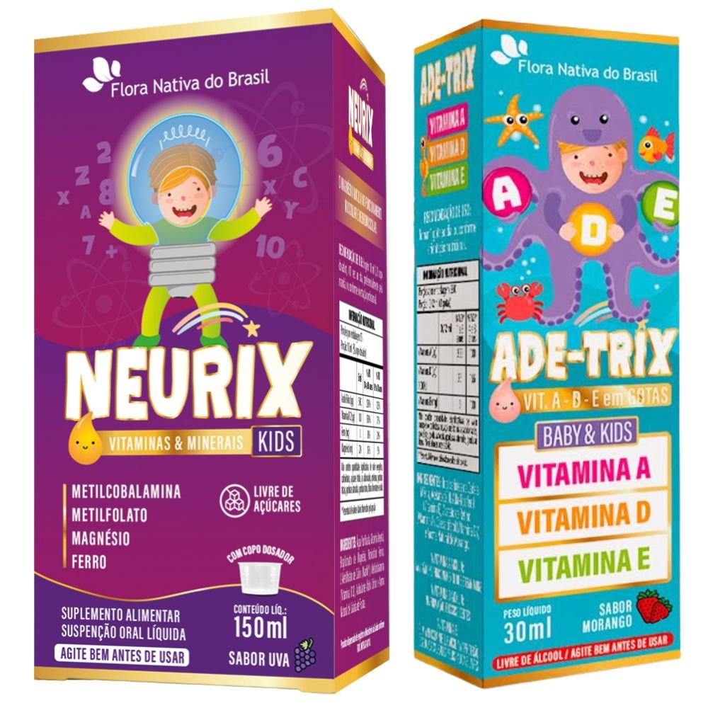 KIT NEURIX + ADE-TRIX - Flora Nativa | Natulha