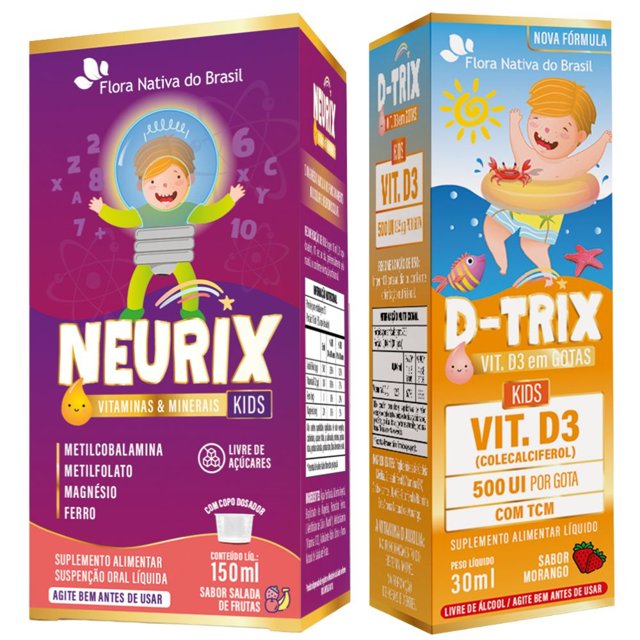 KIT NEURIX + D-TRIX - Flora Nativa | Natulha