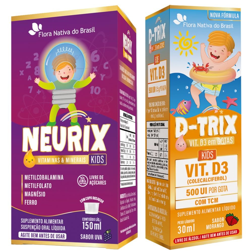 KIT NEURIX + D-TRIX - Flora Nativa | Natulha