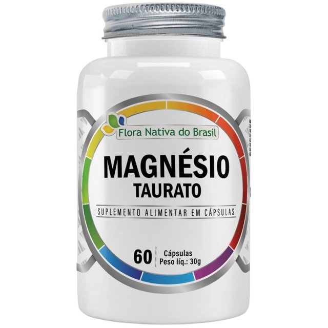 Magnésio Taurato 800mg 60 cápsulas - Flora Nativa | Natulha