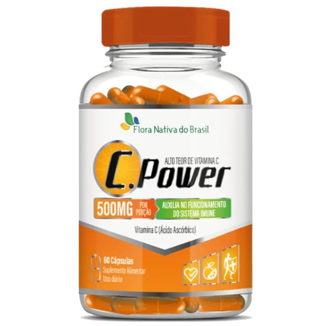 C.Power (Vitamina C) 60 cápsulas - Flora Nativa