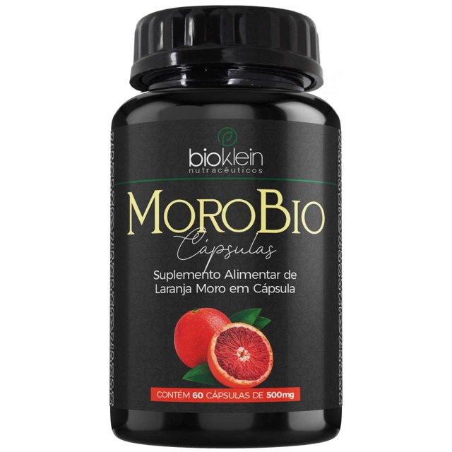 MoroBio Laranja Moro 500mg 60 cápsulas - Bioklein