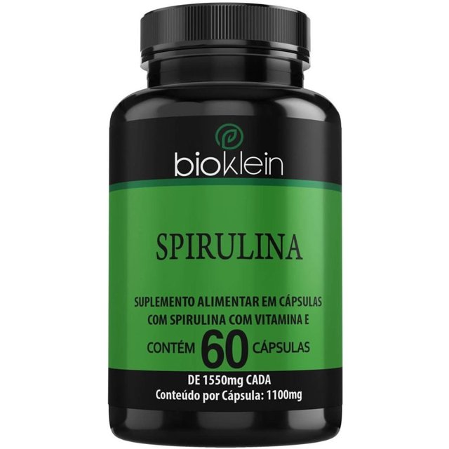 Spirulina 60 cápsulas - Bioklein