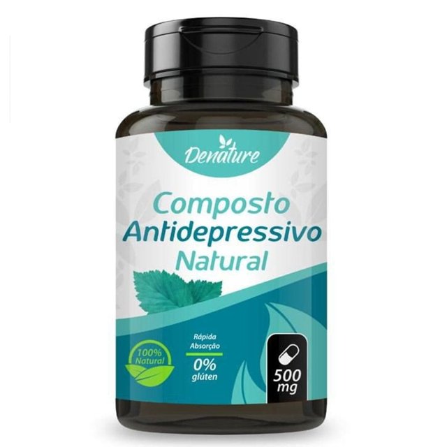 Composto Antidepressivo Natural 100 Cápsulas  - Denature