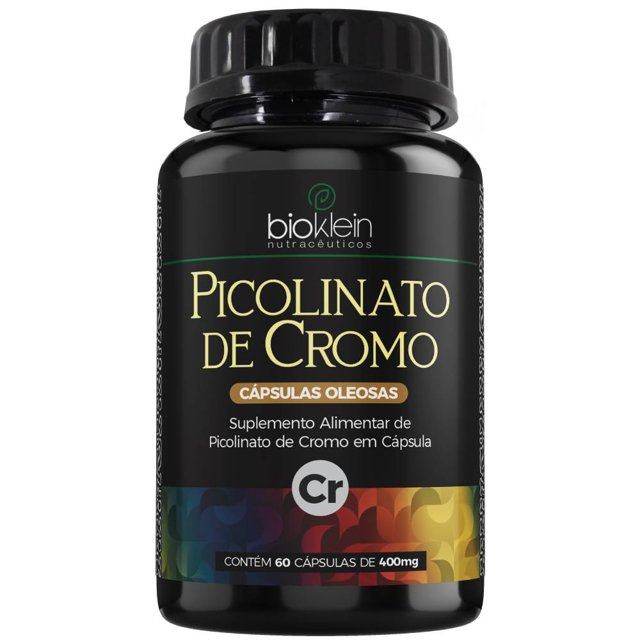 Picolinato de Cromo 100% IDR 60 Cápsulas - Bioklein