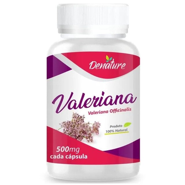 Valeriana 500mg 100 cápsulas - Denature