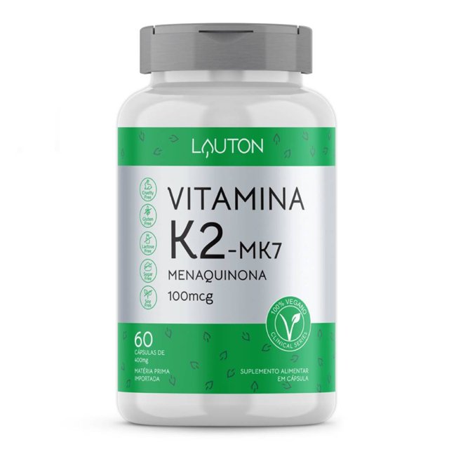 Vitamina K2 (MK-7) 60 Cápsulas - Lauton Nutrition
