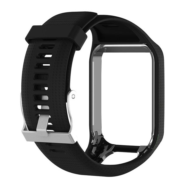 TopTen Cinturino in Silicone Cinturino di Ricambio Accessori Cinturino Compatibile per TomTom Runner Serie 2/3, Spark 3, Golfer 2, Adventurer Smartwatch