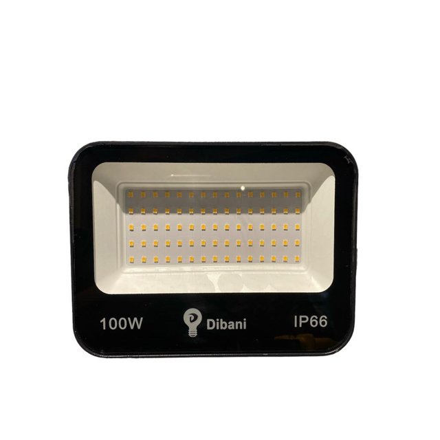 Refletor Slim Microled 100w Ip66 Branco Quente