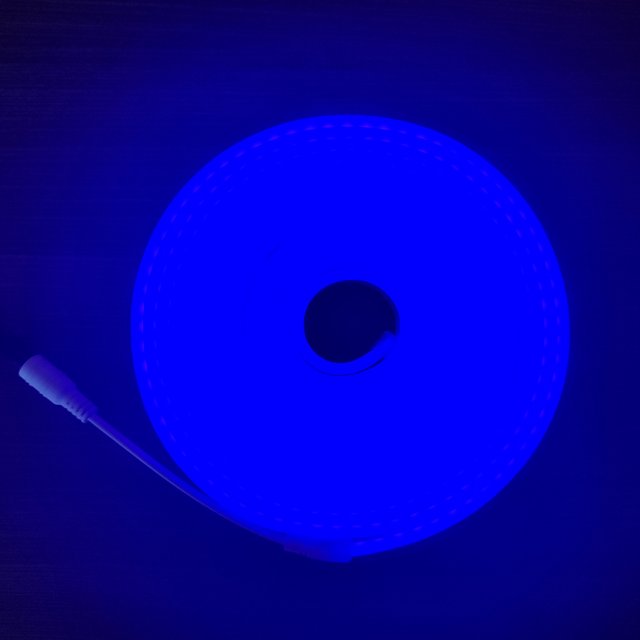 Fita LED Neon Azul Flexivel 12v - 5 Metros sem fonte