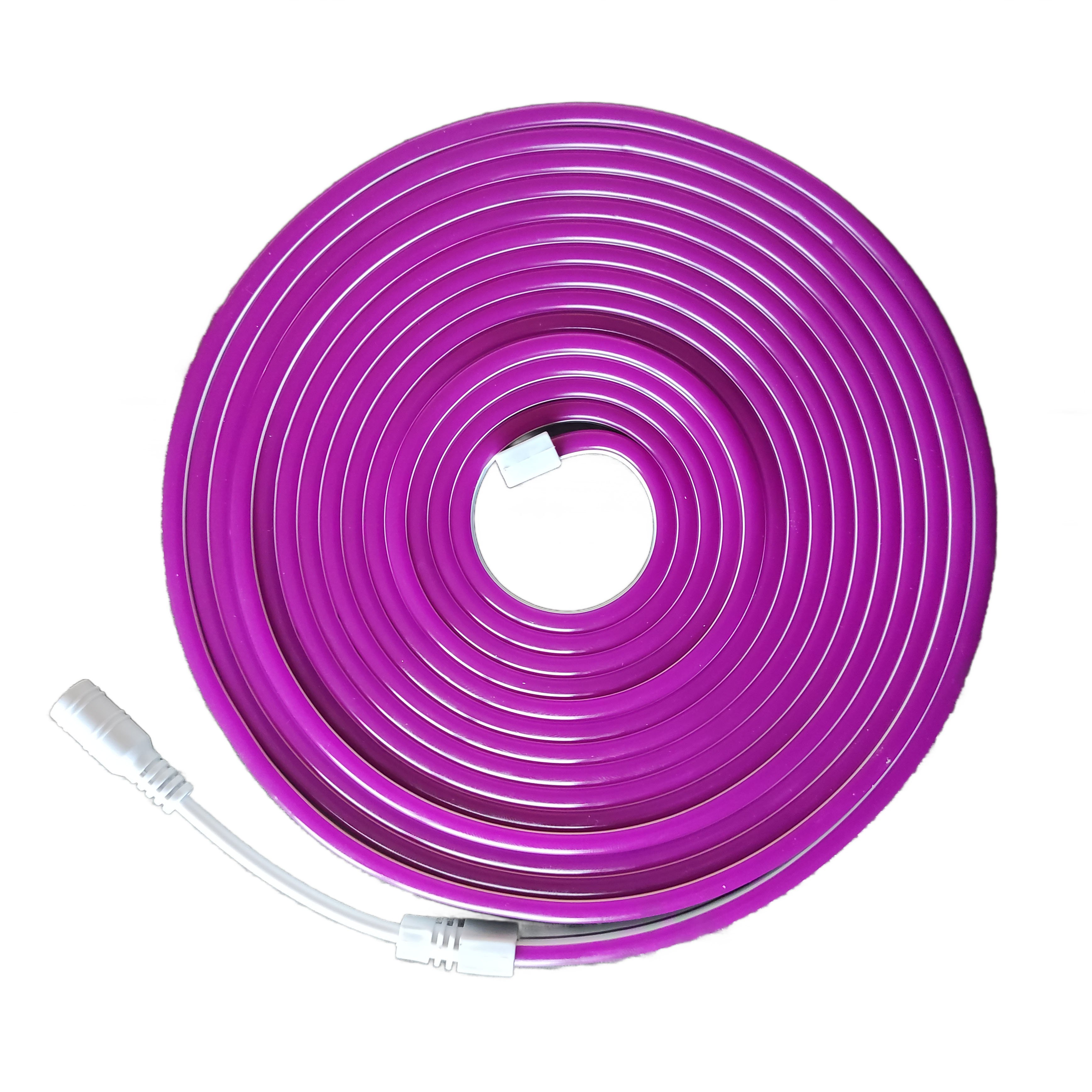 Fita LED Neon Roxo Flexivel 12v - 5 Metros sem fonte | SinosLed Iluminação