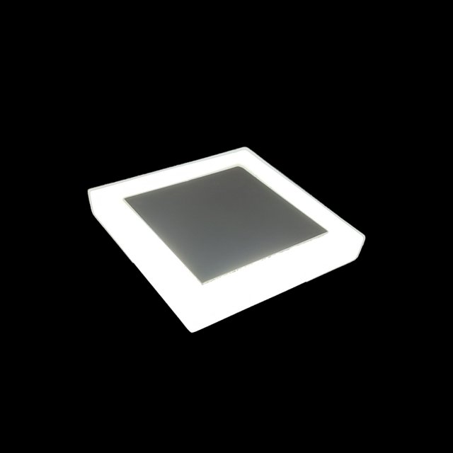 Balizador LED Embutir Solo Quadrado 1W Branco Frio Gaya