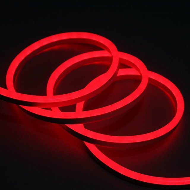 Kit Fita LED Neon Vermelho 220V 5 Metros + Acessórios