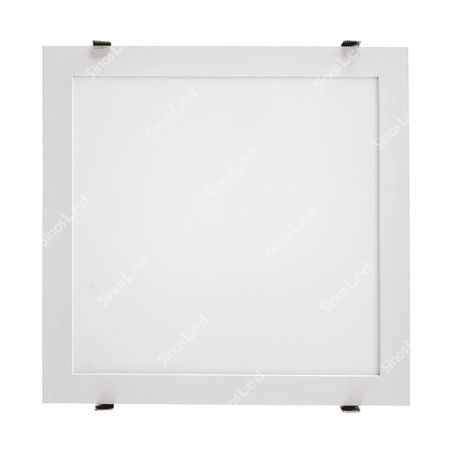 Plafon De Led 36w 40x40cm Quadrado Embutir Branco Neutro
