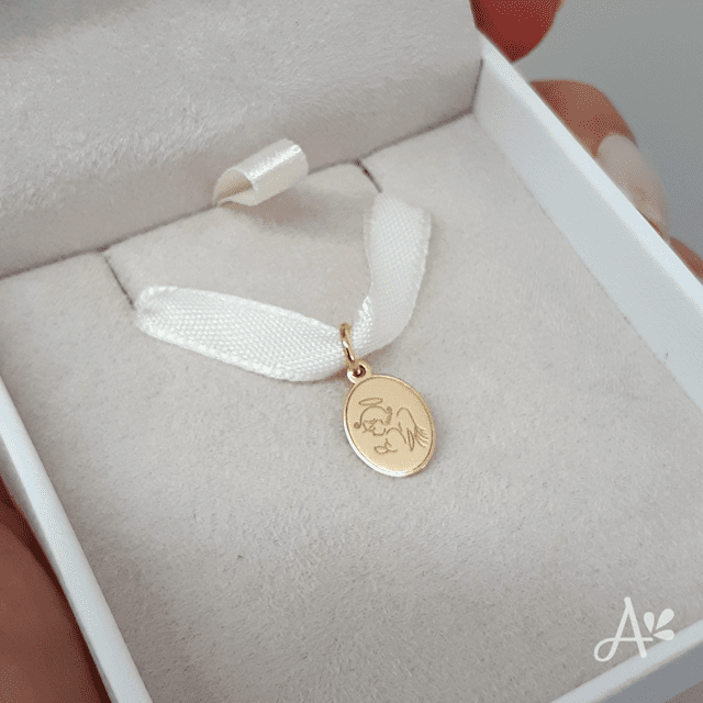 Pingente Medalha Anjo da Guarda