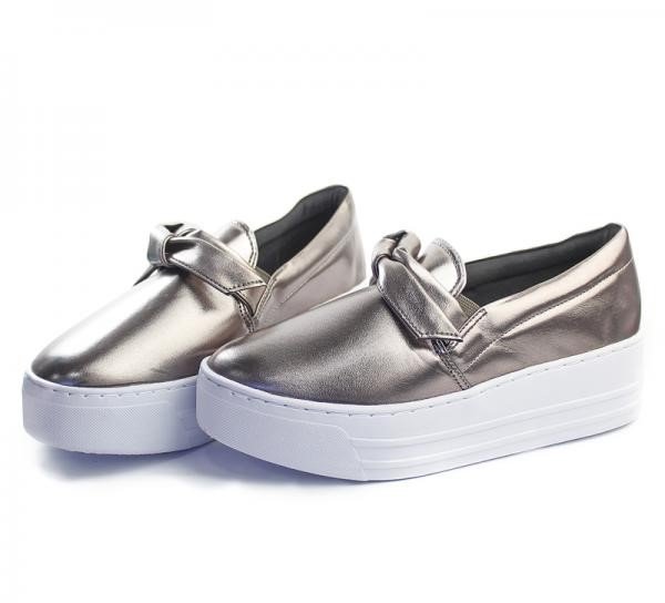 slip on prata velho