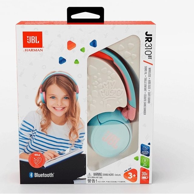 Fone de Ouvido Infantil JBL JR310BT Azul/Rosa - CÓD.5037 | Top Info