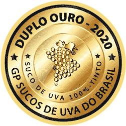 Medalha Duplo Ouro Grande Prova Sucos do Brasil 2020