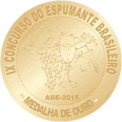 Medalha de Ouro IX Concurso do Espumante Brasileiro 2015