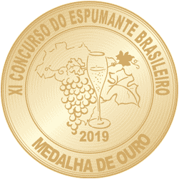 Medalha de Ouro XI Concurso do Espumante Brasileiro 2019