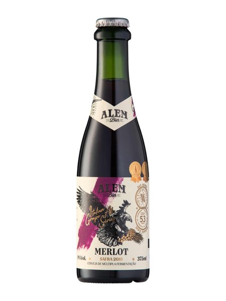 Cerveja Alem Bier Merlot Safra 2019 375 ml (Italian Grape Ale Series)