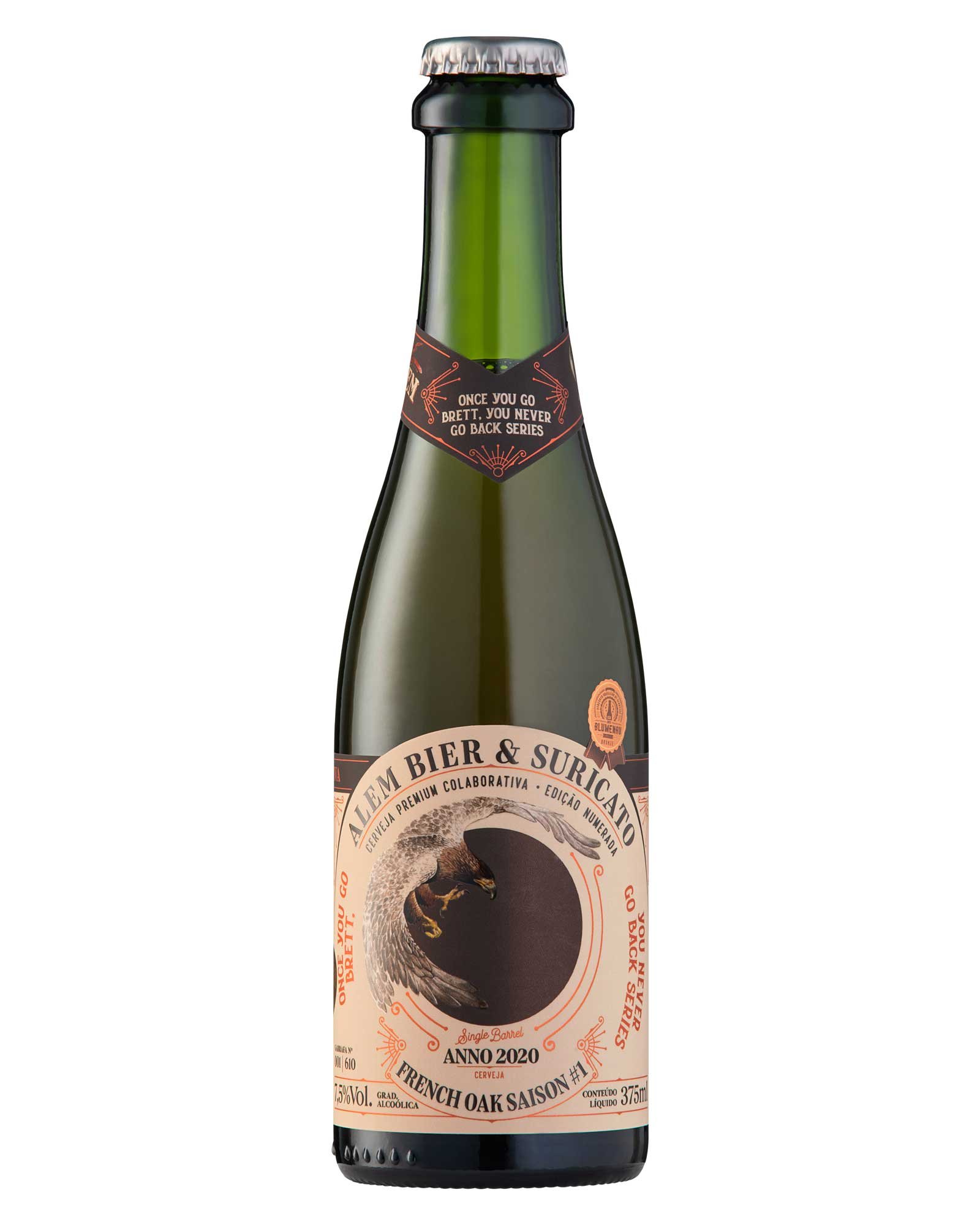 Cerveja Alem Bier French Oak Saison #1 375 ml (Colab Suricato) | Monte Reale