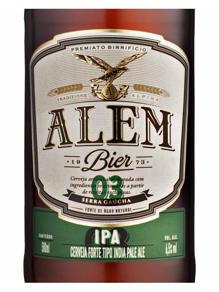 Cerveja Alem Bier India Pale Ale IPA 500 ml