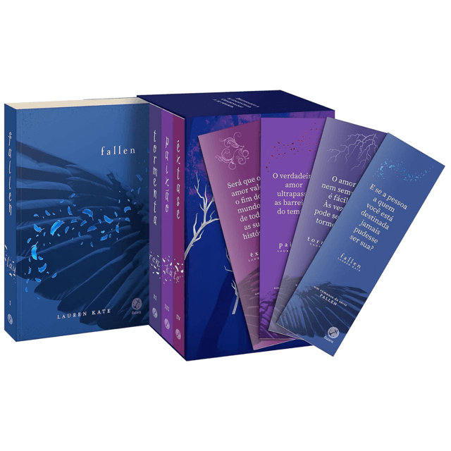 Flleen Box Série Fallen - Box com 4 Volumes - Lauren Kate - Coleção Completa ...
