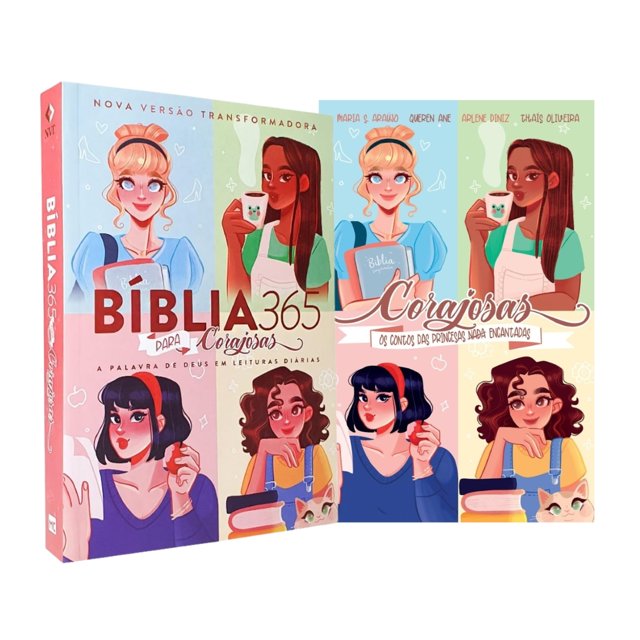 Corajosas: Os Contos Das Princesas Nada Encantadas + Bíblia 365 NVT ...