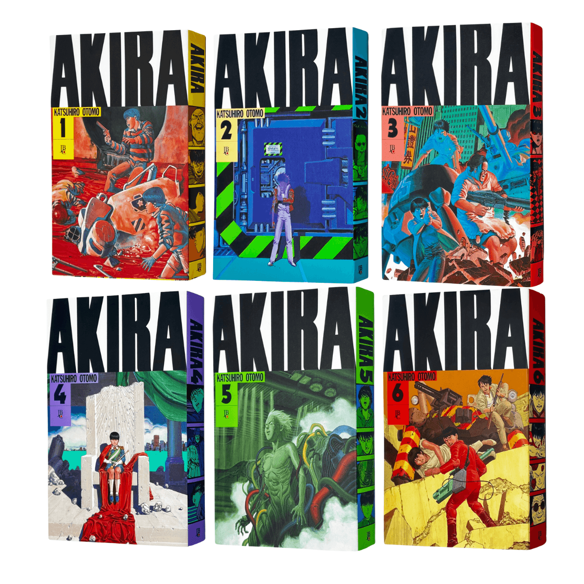 Kit Akira - Vol. 1, 2, 3, 4, 5 e 6 - Katsuhiro Otomo - Mangá - 6