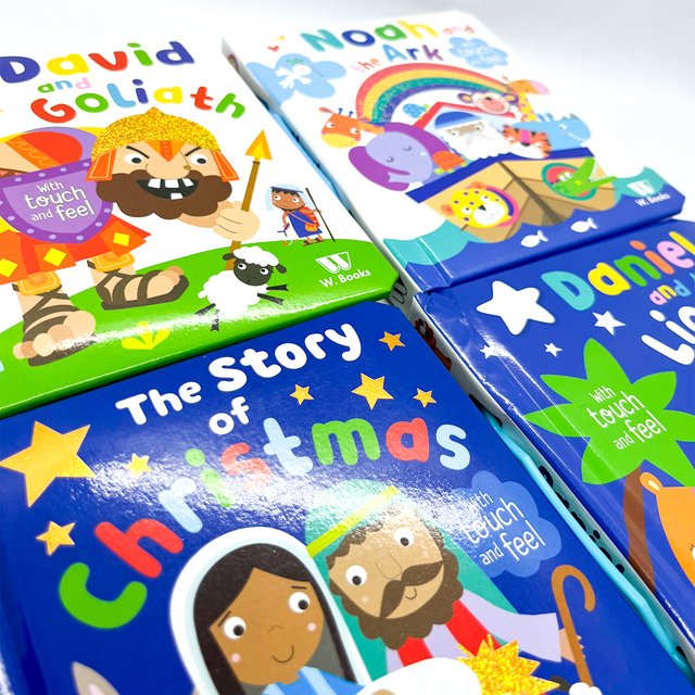 Kit 4 Livros Infantis Bíblicos em Inglês - Histórias da Bíblia para ...