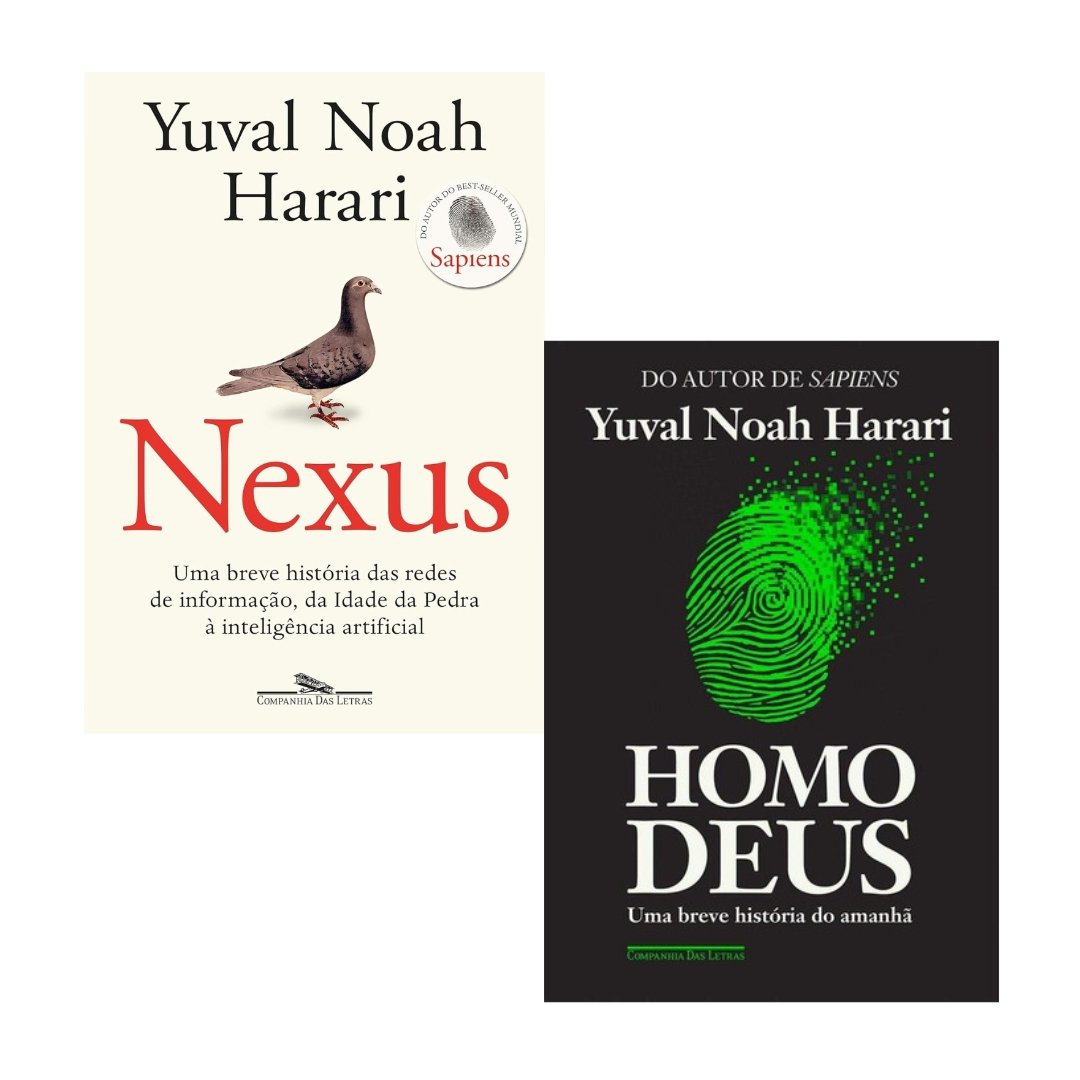 Livro Homo Deus + Nexus - Yuval Noah Harari - 2 Livros Físicos ...