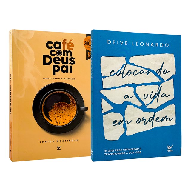Café Com Deus Pai 2023 + Colocando Sua Vida Em Ordem - 2 Livros ...