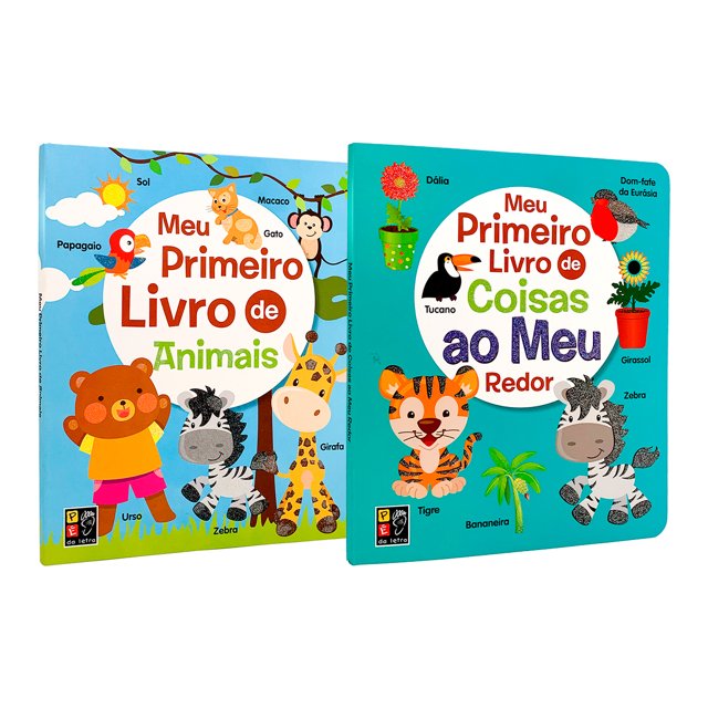 Meu Primeiro Livro de Animais + Meu Primeiro Livro de Coisas ao Meu ...