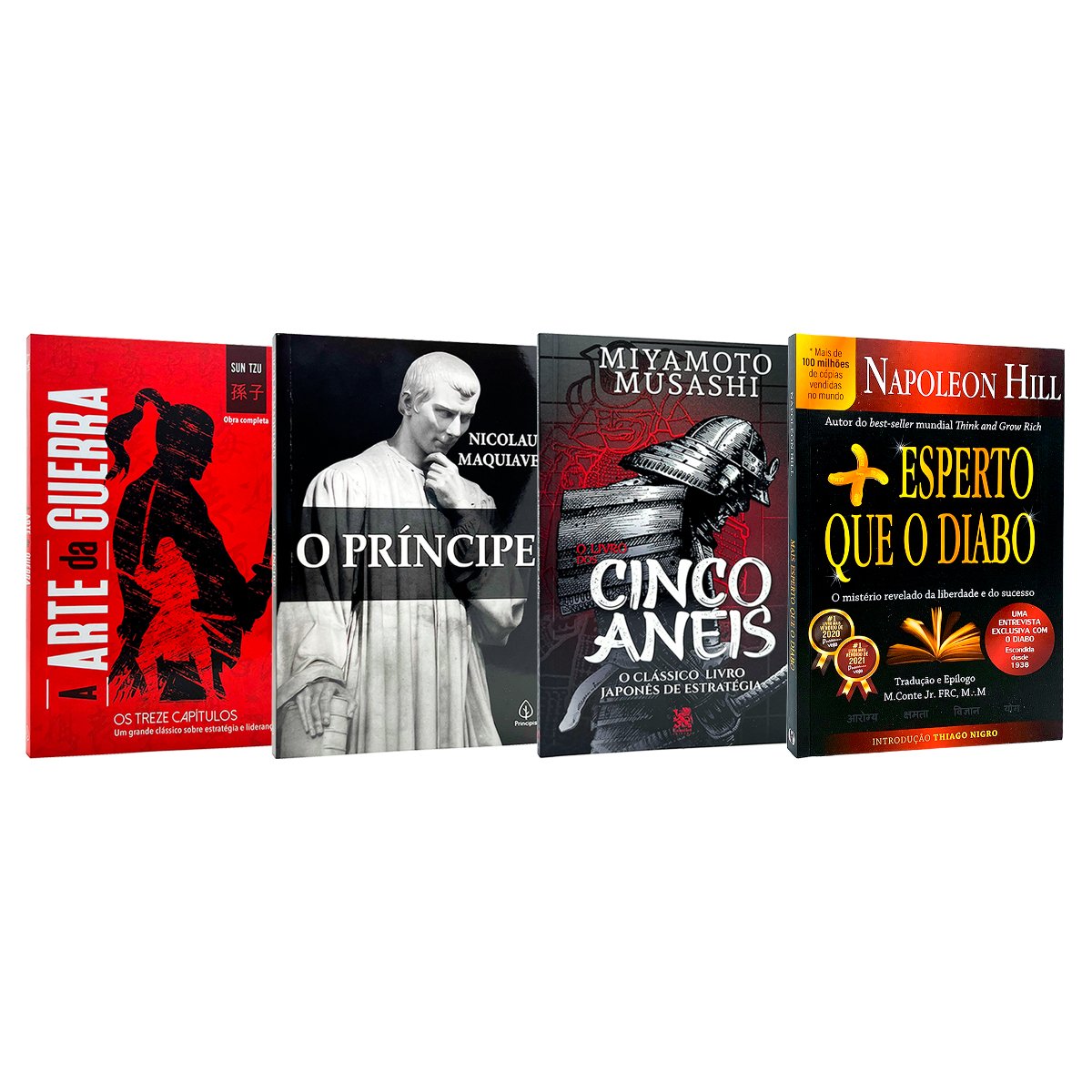 A Arte Da Guerra + O Príncipe + O Livro Dos Cinco Anéis + Mais