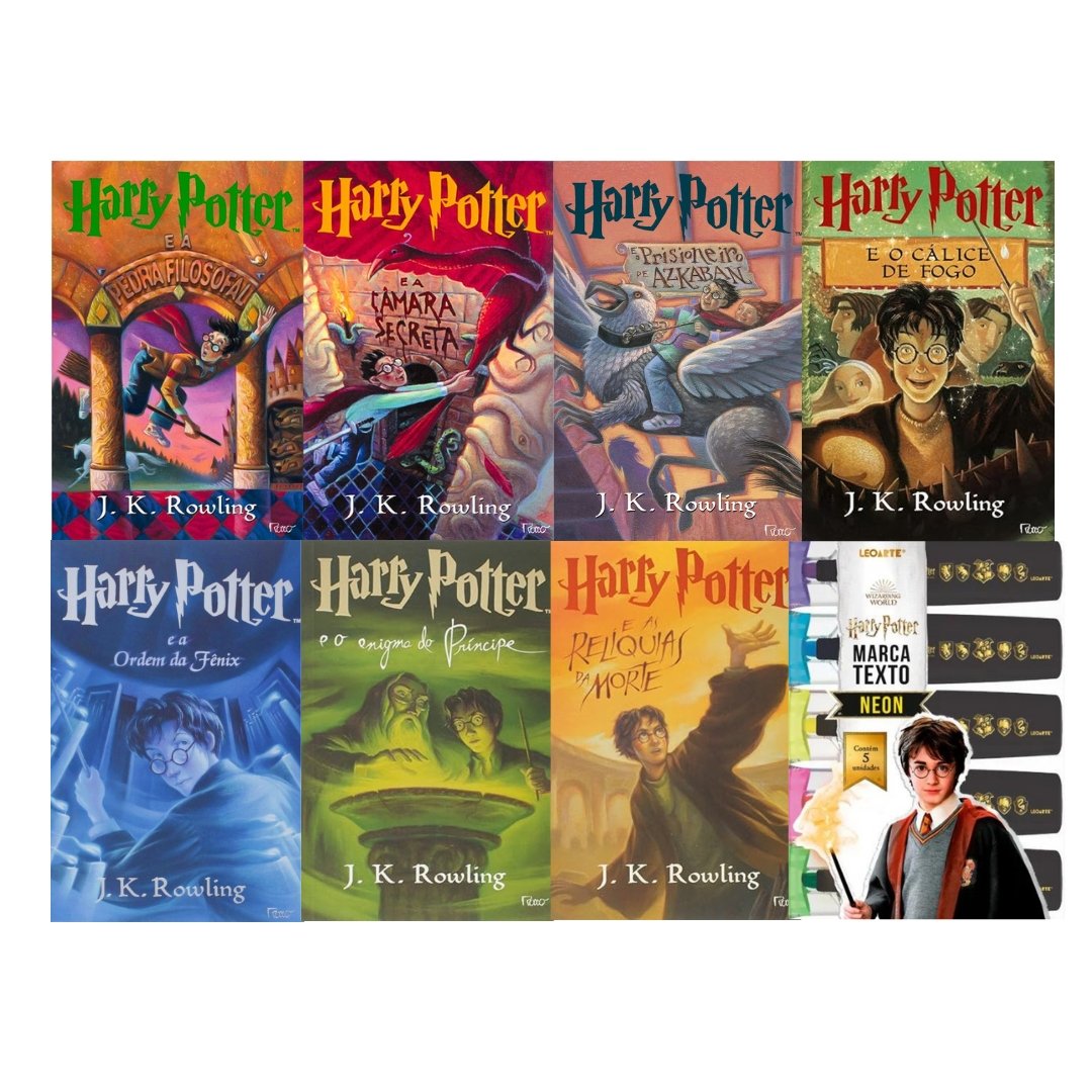 Harry Potter - Coleção Completa - J.K Rowling - 7 Livros Físicos +