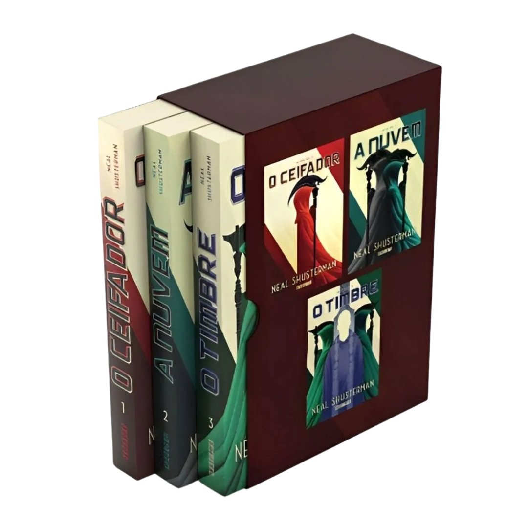 Box Trilogia Scythe - O Ceifador, A Nuvem, O Timbre - Neal Shusterman ...
