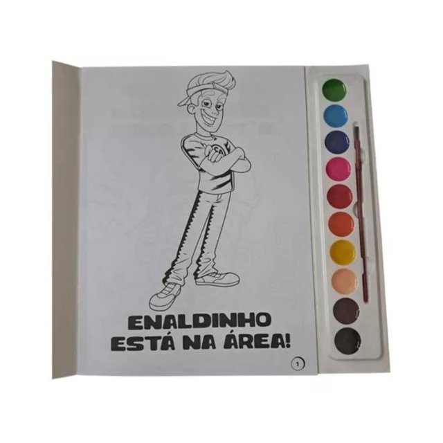 coloring page enaldinho