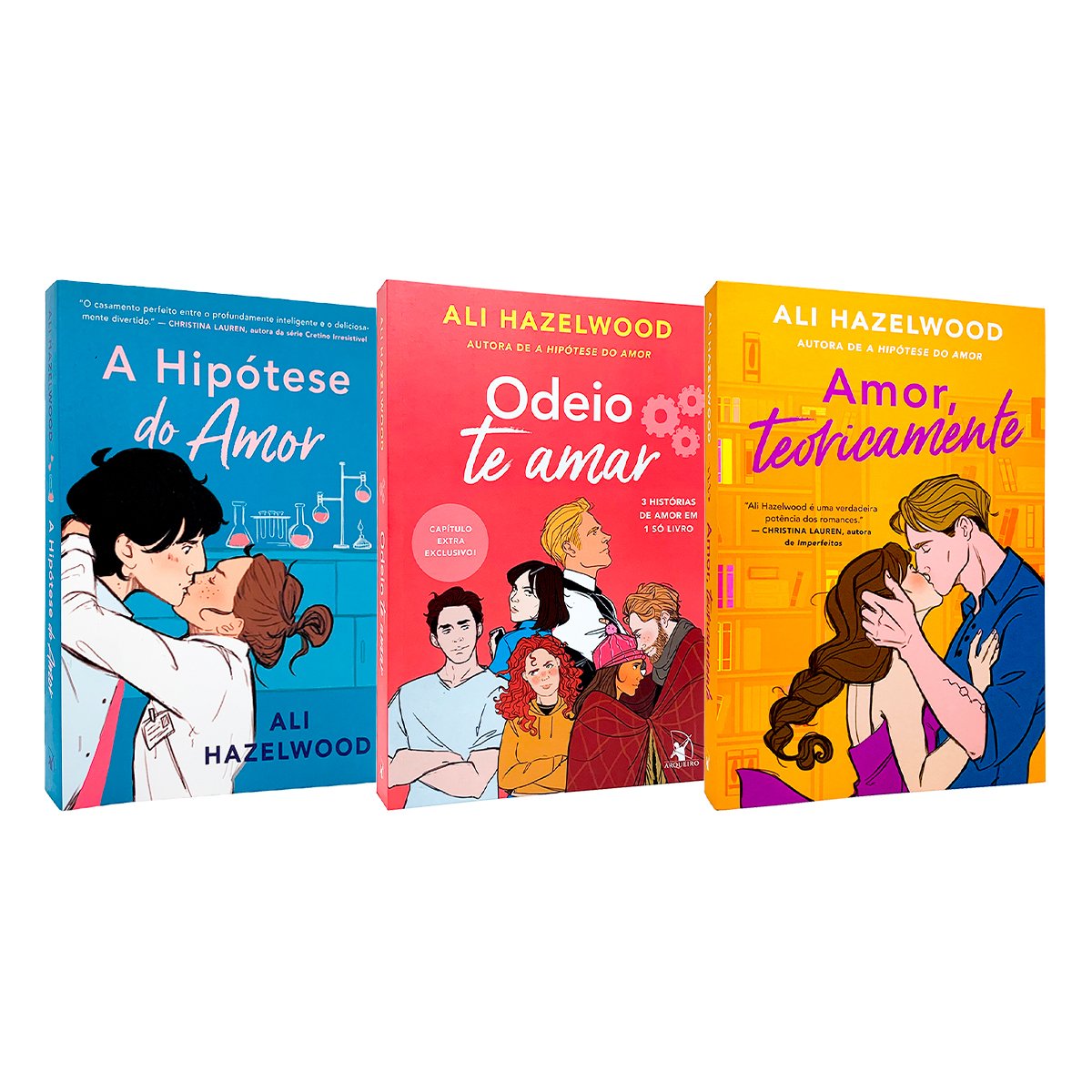 A Hipótese do Amor + Odeio Te Amar + Amor, Teoricamente - 3 Livros |  Livraria Enjoy