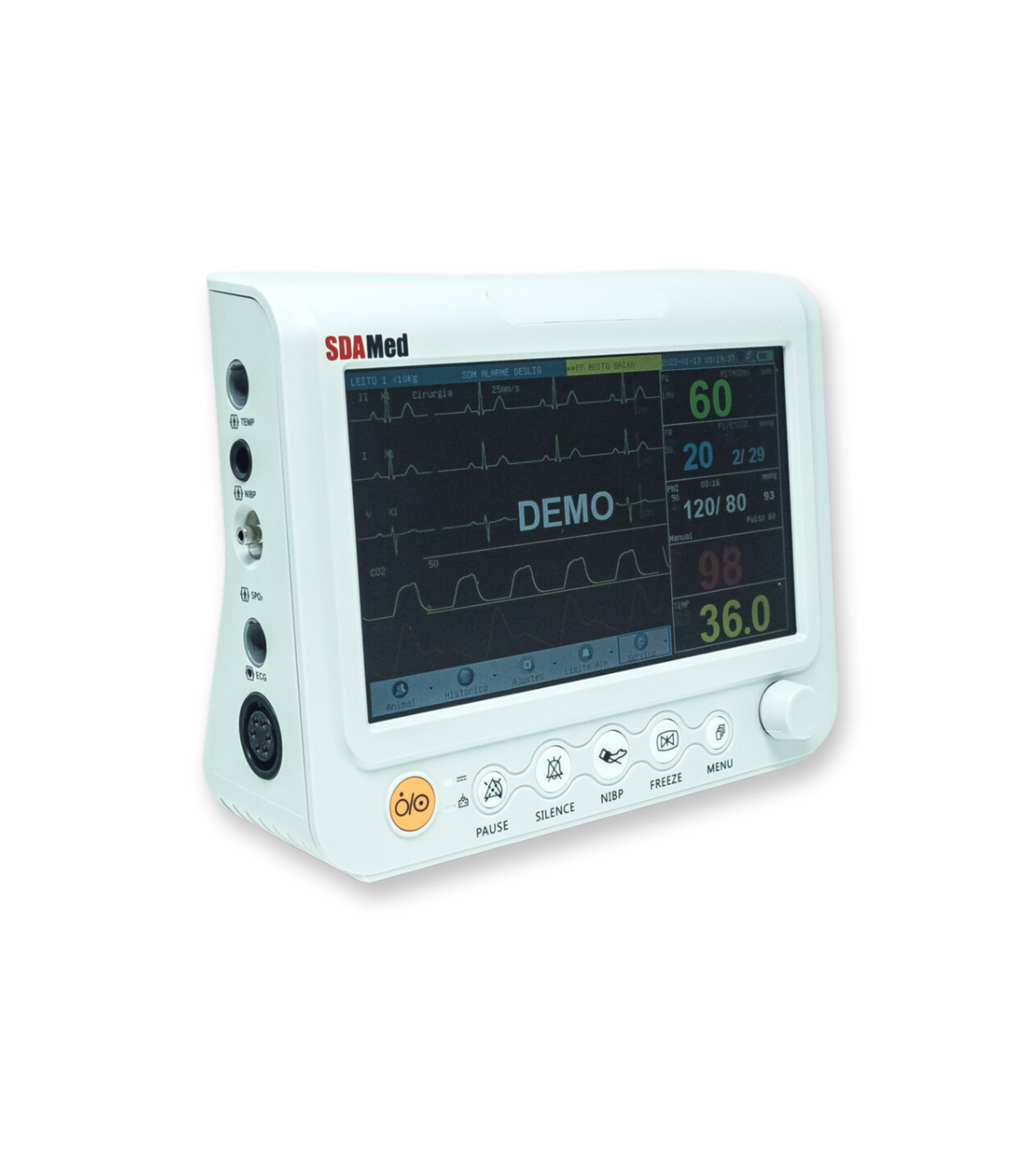 SDA7 - Monitor Multiparamétrico Veterinário