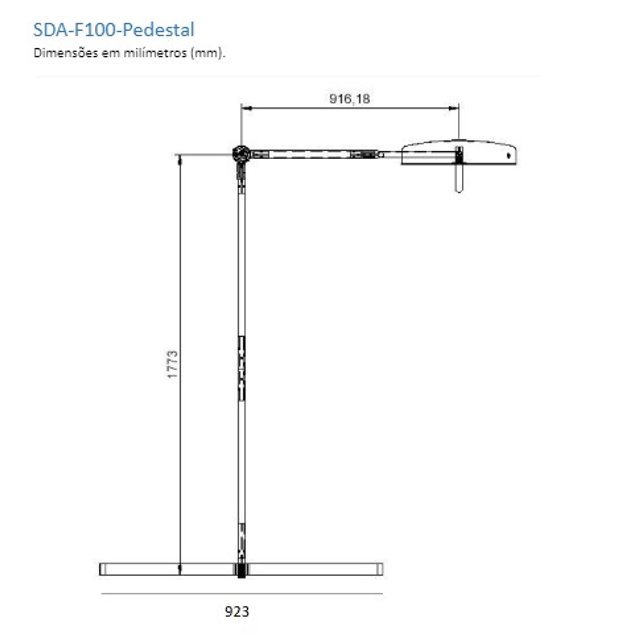 SDA-F100: Foco cirúrgico SDAMed