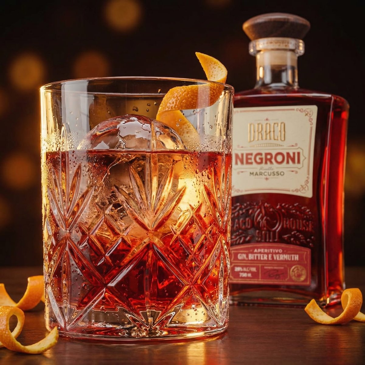Negroni Tradicional | Draco Destilaria